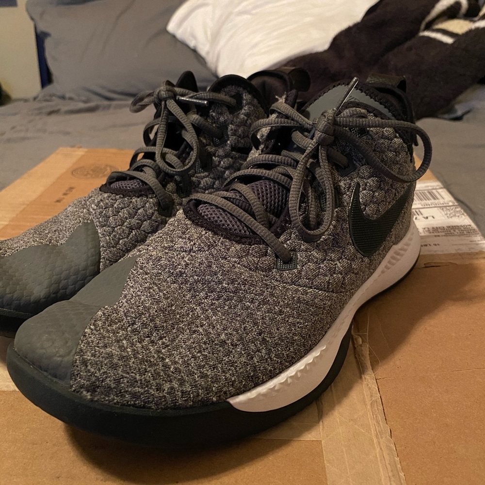 Grey Nike Athletic Shoes